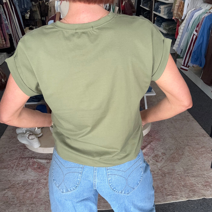 Rhodes Tee - Khaki