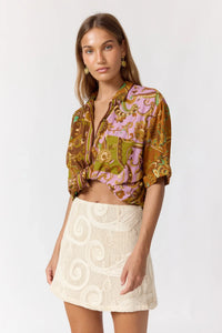 Capri Mini Skirt - Ivory