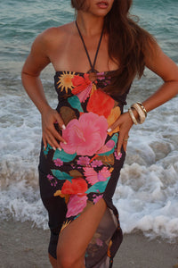 Beach Bar Strapless Dress -After Dark