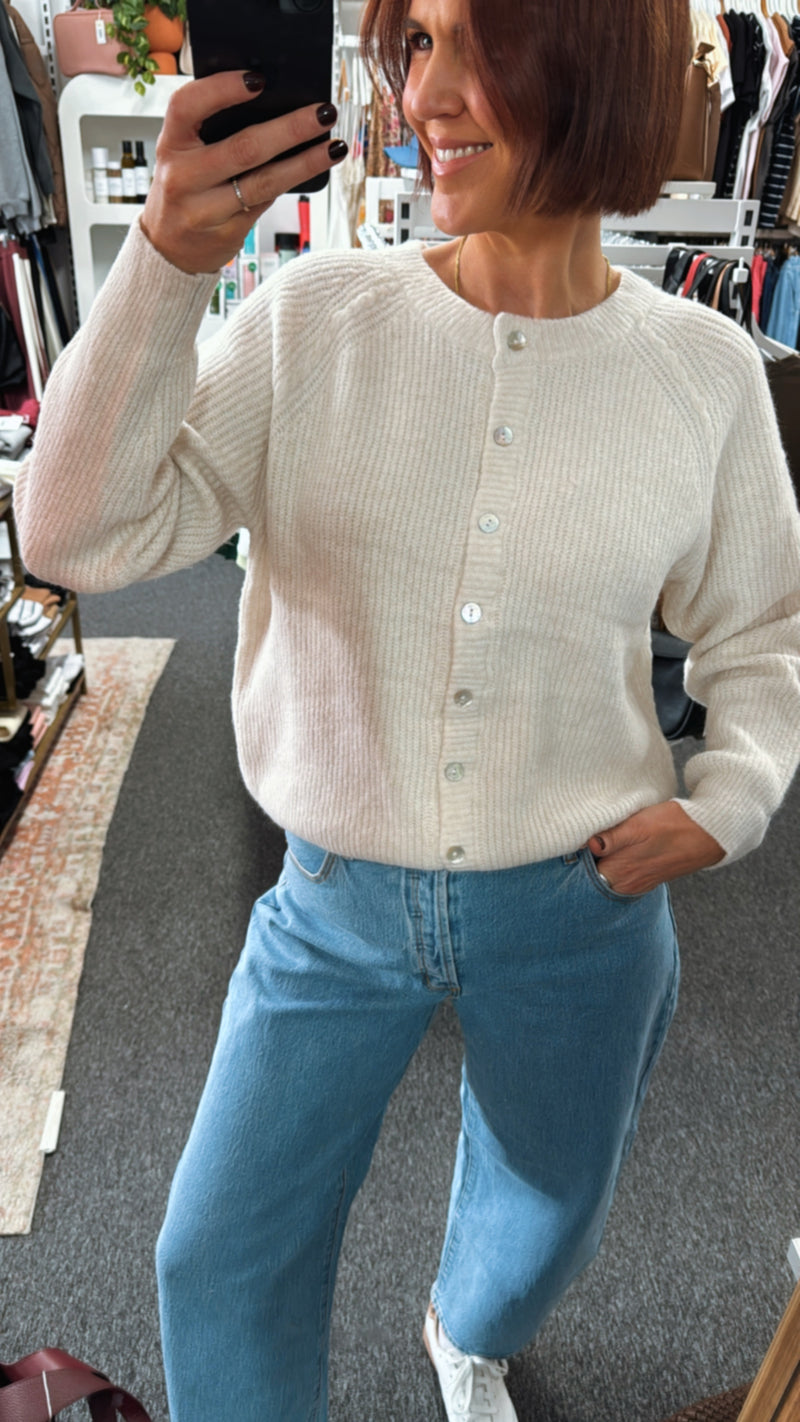 Olivia Cardigan - Ivory