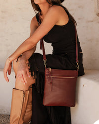 Cressida Crossbody Bag - Burgundy