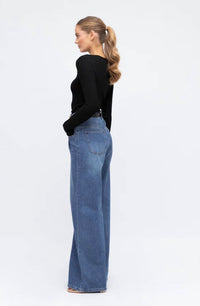 Sita Long Sleeve Top - Black