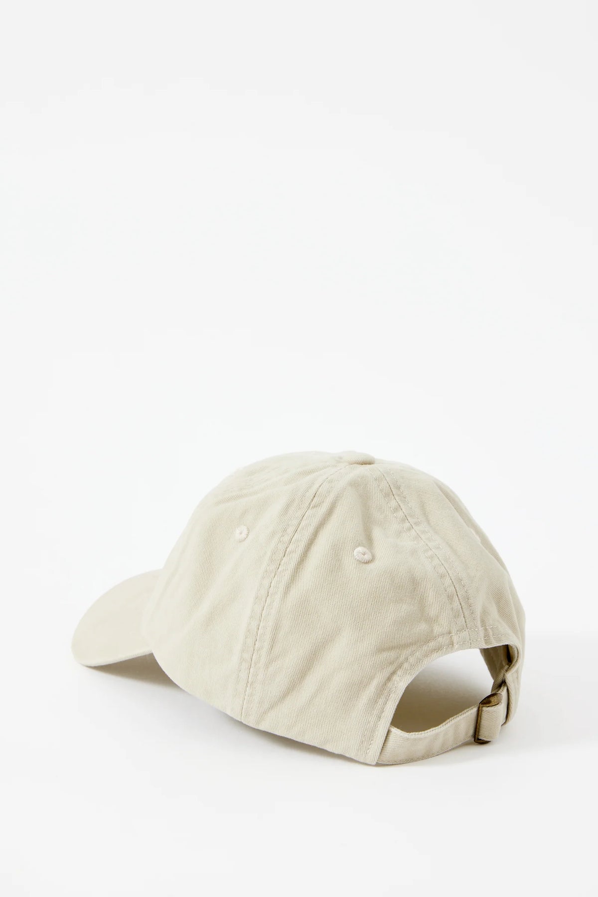 Pip Everyday Cap - Stone/Blue Monogram Embroidery