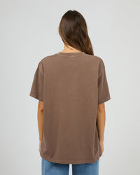 Fields Relaxed Tee - Coffee