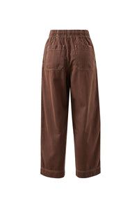 Jessie Barrel Pant - Chocolate