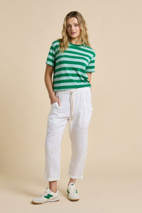 Tilly Stripe Tee - Blue/Green