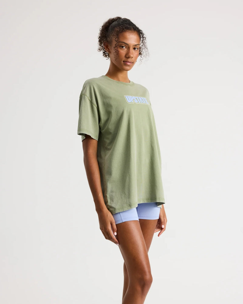 Thrive Tee - Olive Snow Fade