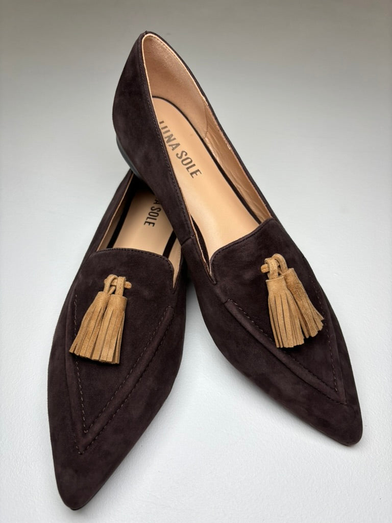 Luna Sole Palace - Chocolate/Brown Suede