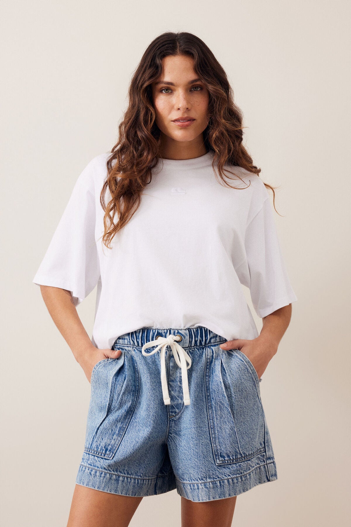 Darcy Relaxed Everyday Short - Washed Vintage Blue