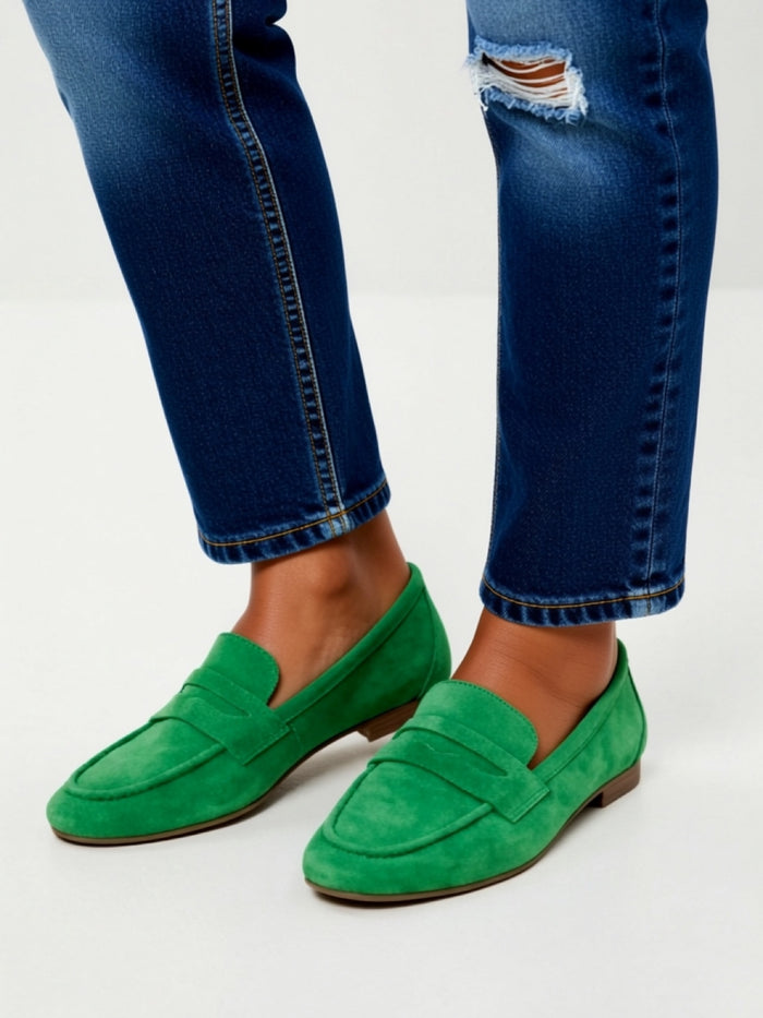 Luna Sole Alicia - Green Suede