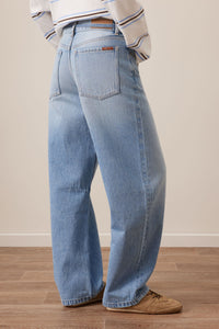 90S Barrel Jean - Vintage Blue