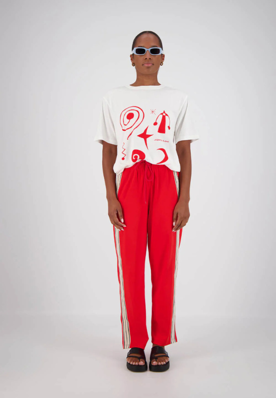 Panarea Trackpant - Red