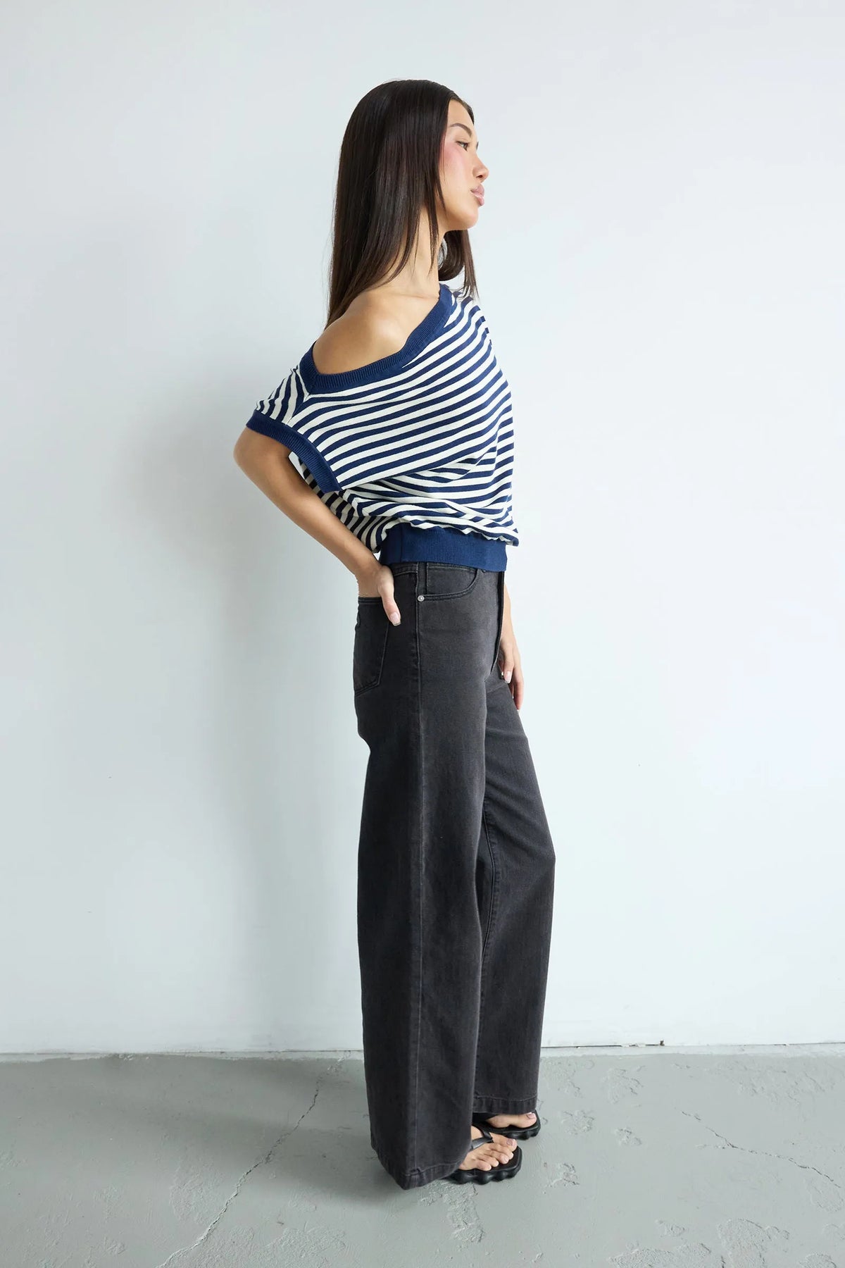 Abrand 94 High & Wide Sophie - Washed Black