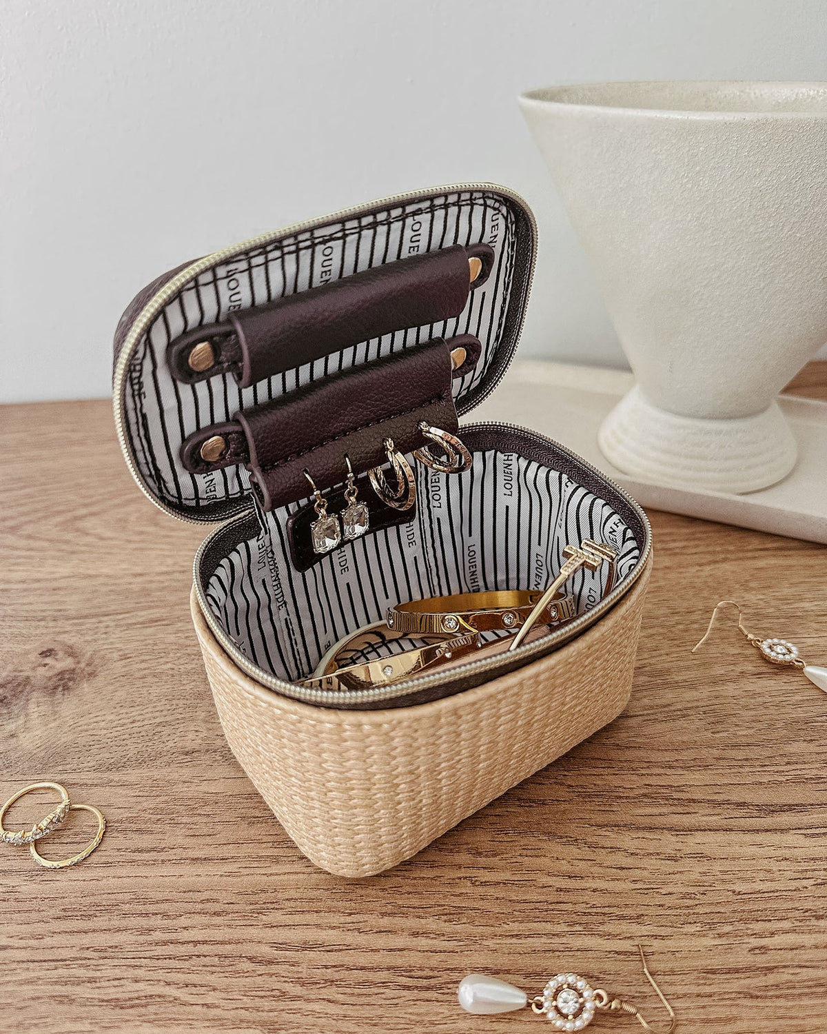 Trudy Jewellery Box - Natural Chocolate