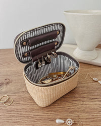 Trudy Jewellery Box - Natural Chocolate