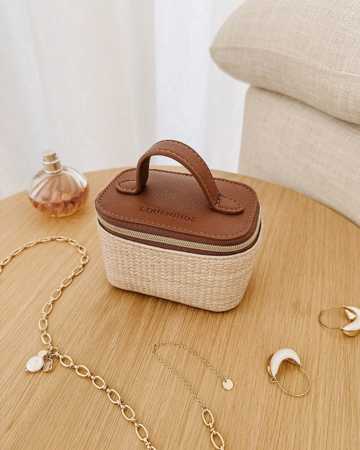 Trudy Jewellery Box - Natural Tan