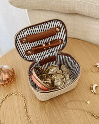 Trudy Jewellery Box - Natural Tan
