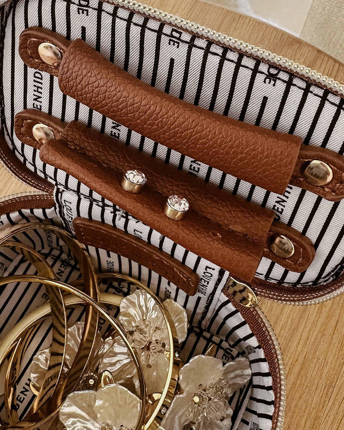 Trudy Jewellery Box - Natural Tan