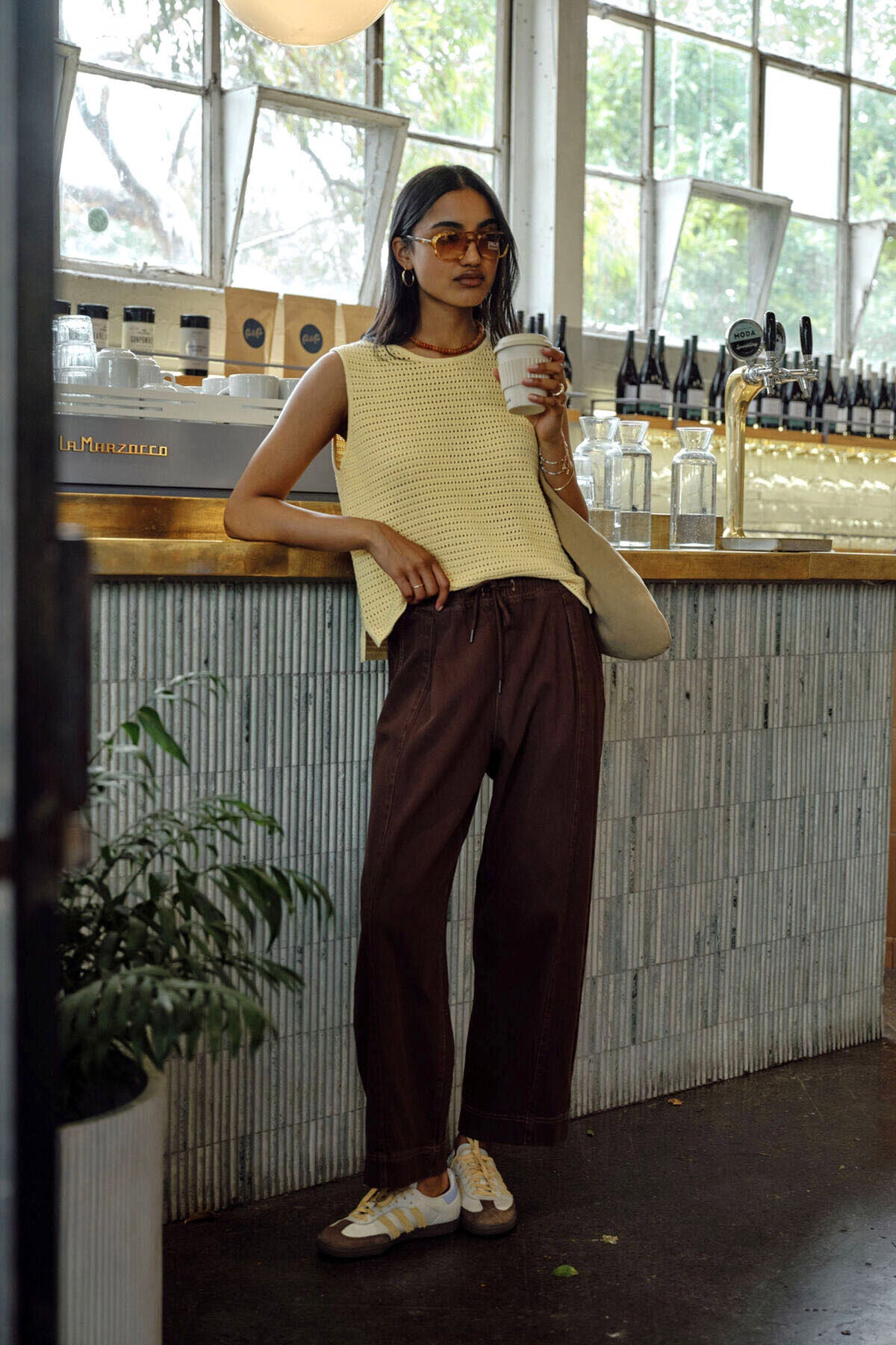 Jessie Barrel Pant - Chocolate