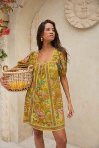 Gemmah Mini Dress - Olive