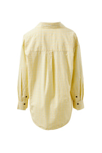 Peta Oversized Shirt -Sun Faded Check