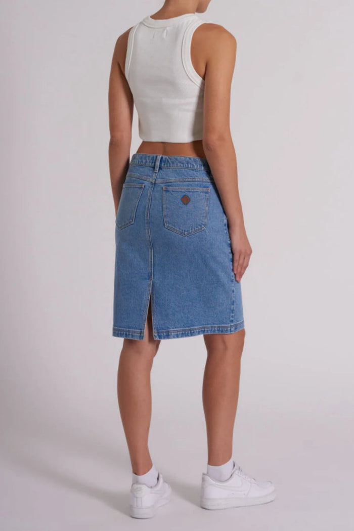 99 Ada Midi Skirt -Light Vintage Blue - Sare StoreAbrand JeansSkirt