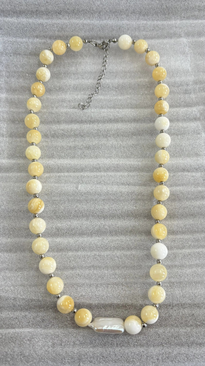 Honey Pearl Necklace