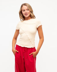 Sita Short Sleeve Tee - Ivory