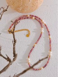 Rosewater Stone Necklace