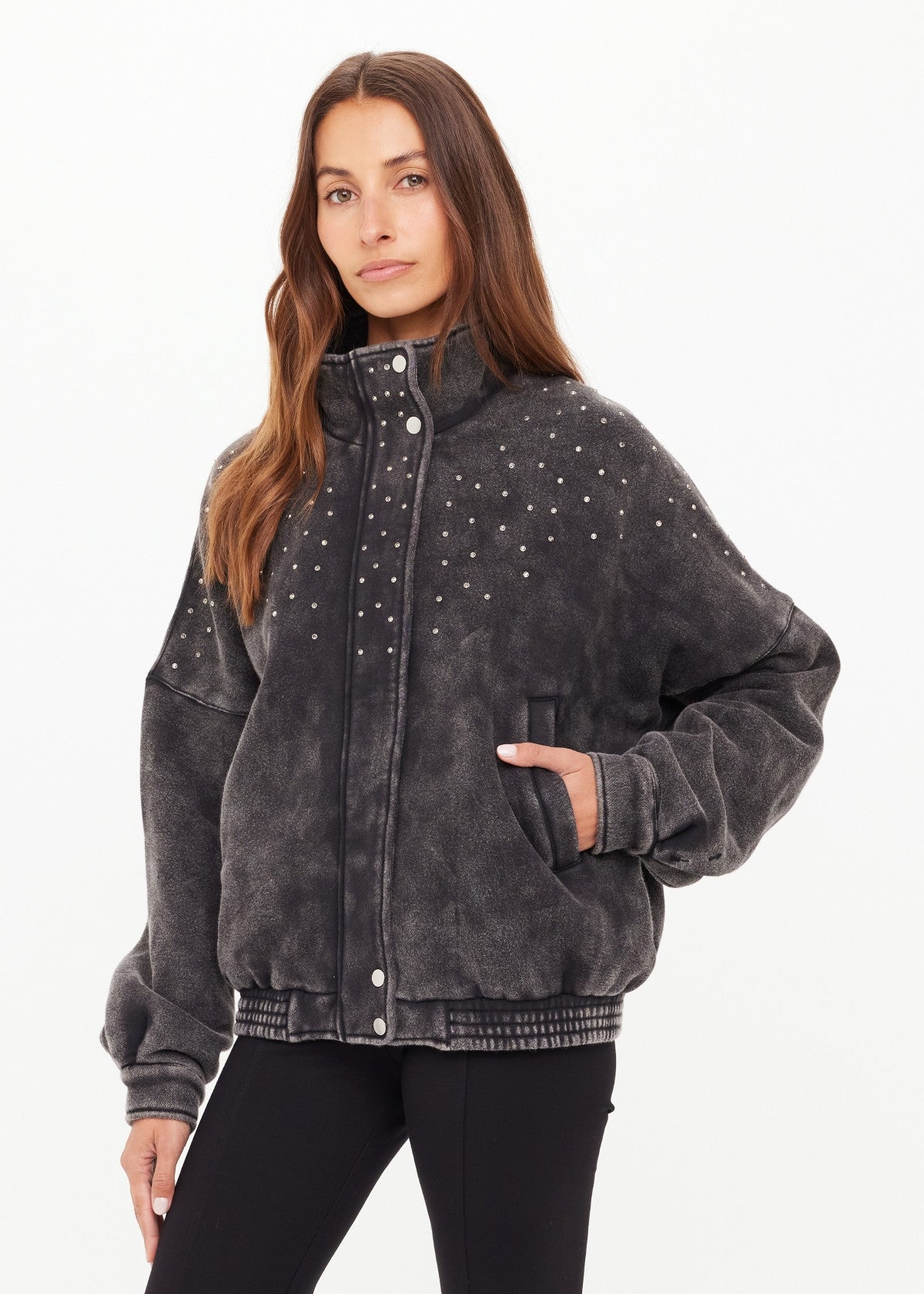 Cosmic Carmen Moto - Washed Black