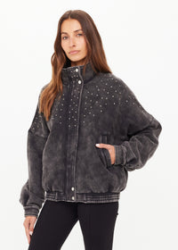 Cosmic Carmen Moto - Washed Black