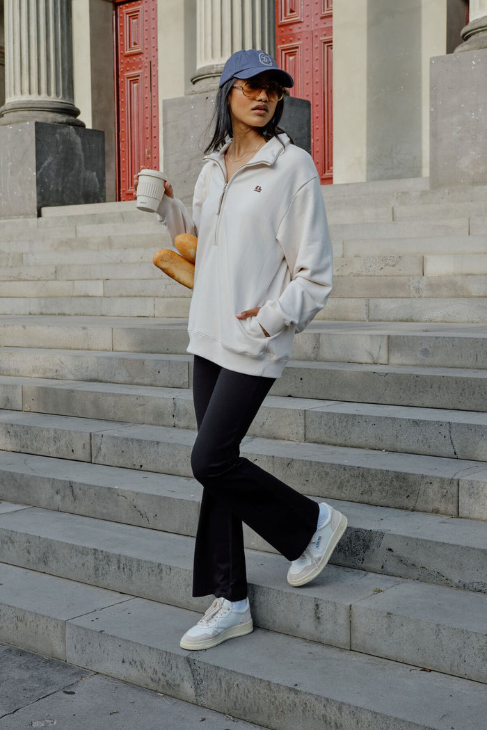 Ceres Life Ponte Bootleg Pant - Black