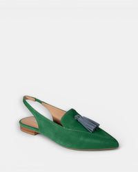 Luna Sole Piper - Emerald/Cobalt Suede