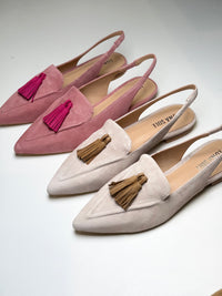 Luna Sole Piper - Creme/Brown Suede