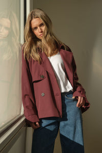 Short Trench Coat - Port