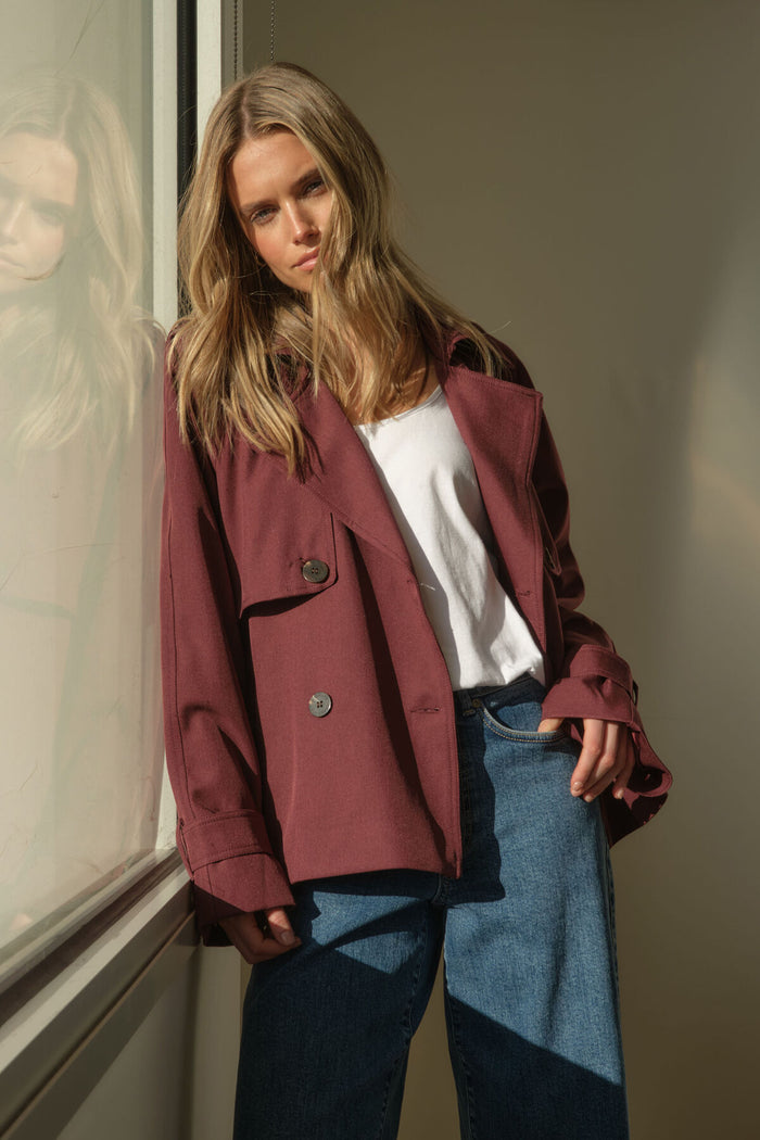 Short Trench Coat - Port