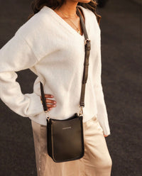 Parker Phone Crossbody Bag - Chocolate