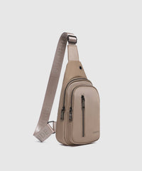 Boyd Nylon Sling Bag - Mocha