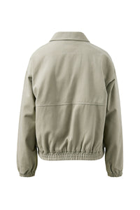Annie Bomber Jacket - Ash Green