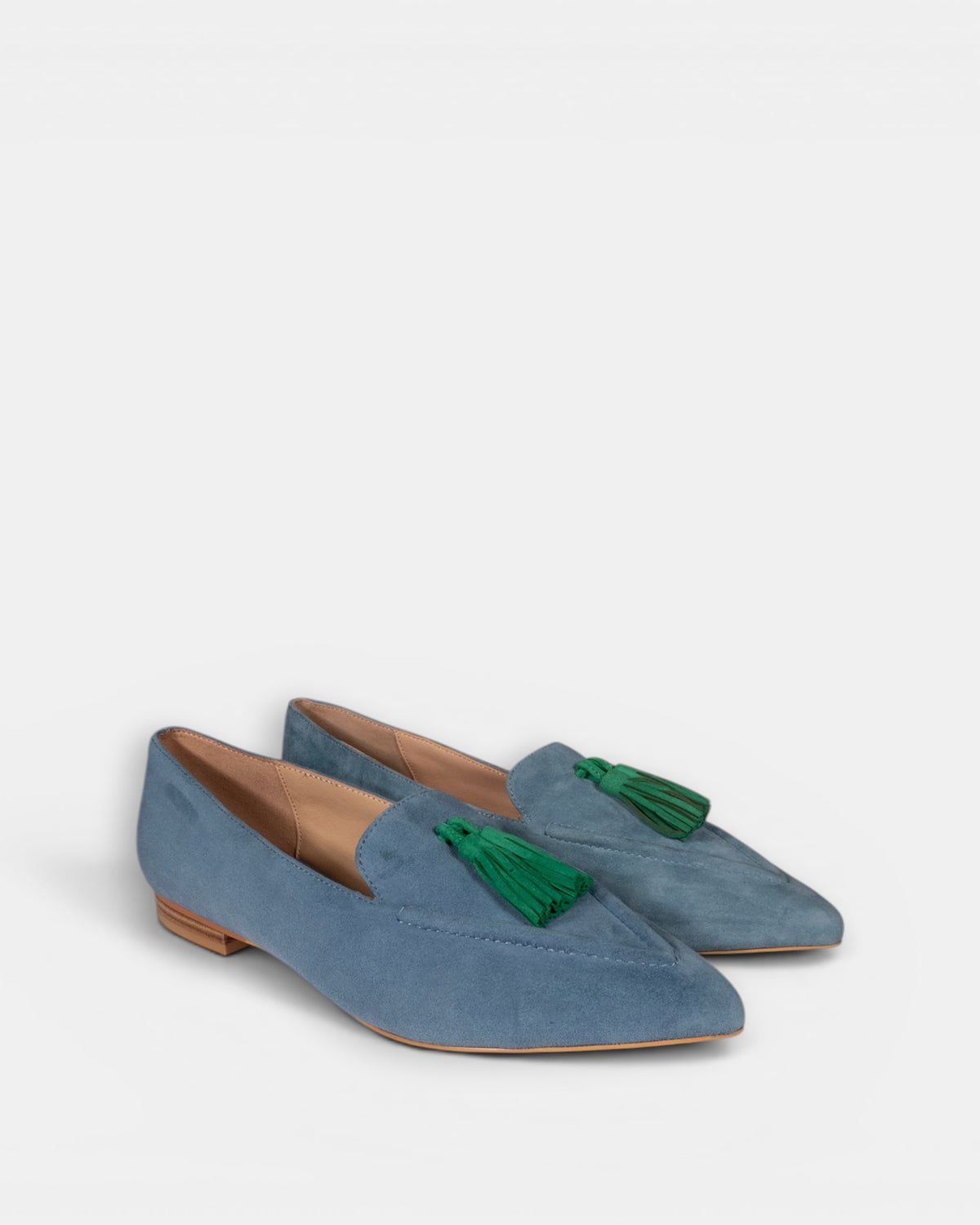 Luna Sole Palace - Cobalt/Emerald Suede