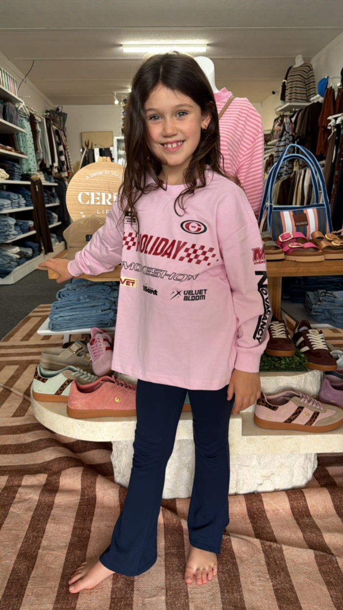 Ssaint Kids/Youth Signature Moto Tee - Pink