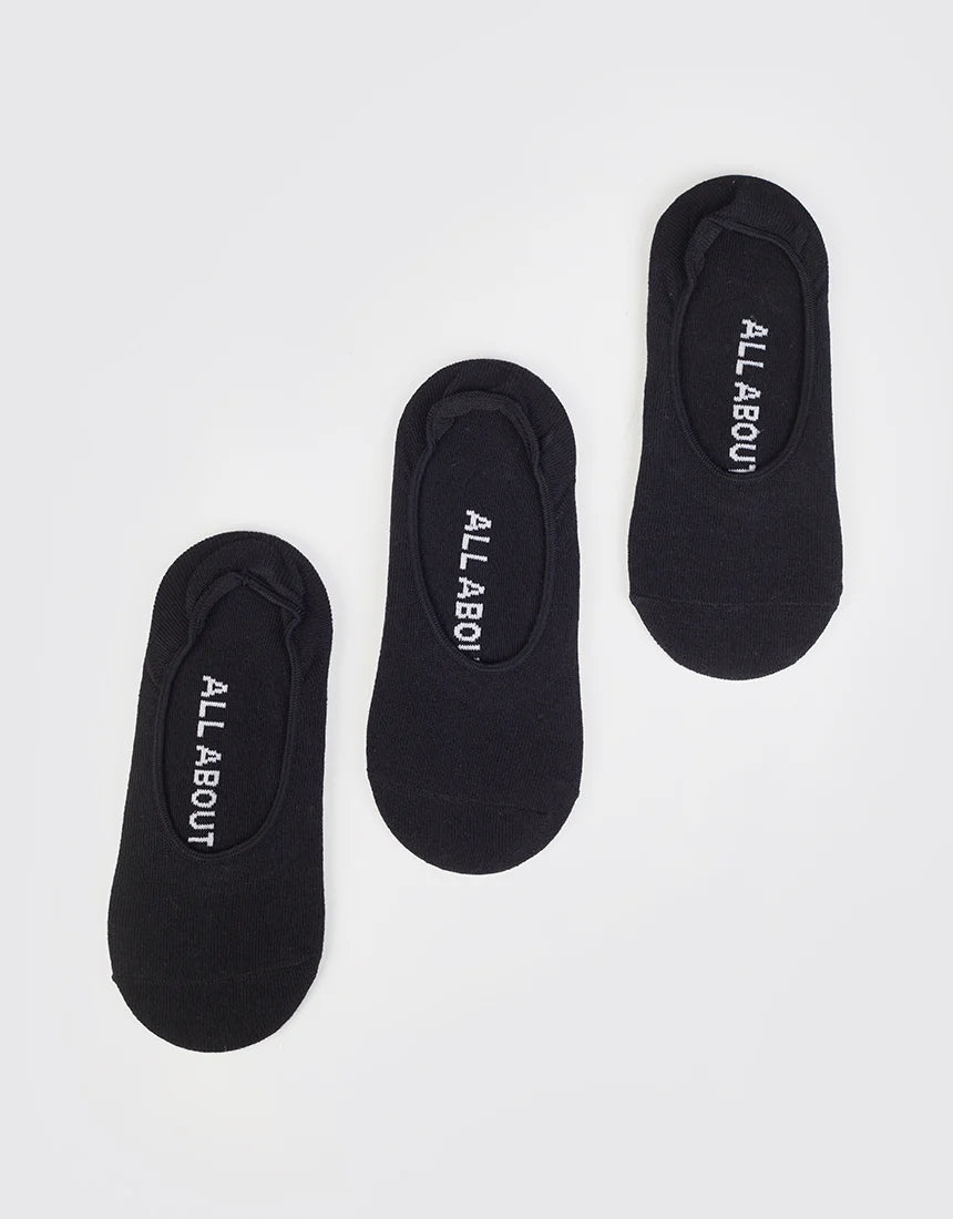 AAE 3 Pack Sockettes - Black. All About Eve
