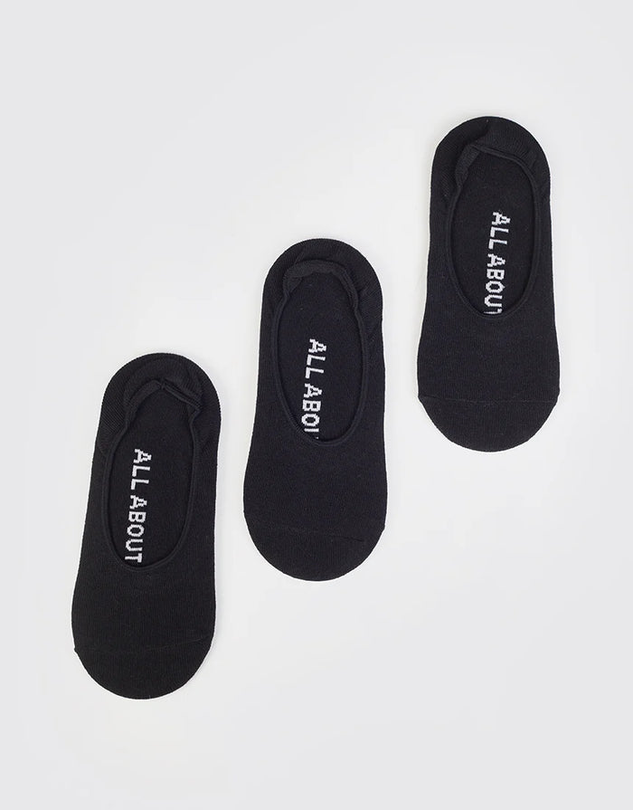 AAE 3 Pack Sockettes - Black. All About Eve