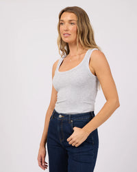 AAE Layers Tank - Grey Marle