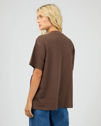 AAE Timeless Tee - Brown. All About Eve