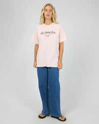 AAE Timeless Tee - Pink. All About Eve