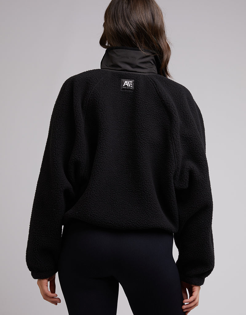 Active Teddy Zip 1/4 - Black