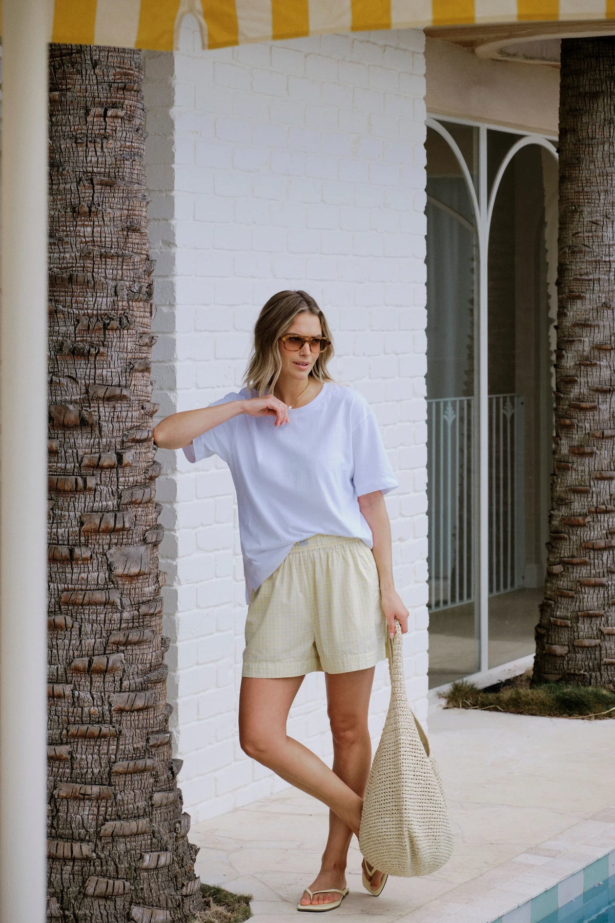 Mila Short - Faded Sun Check