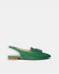 Luna Sole Piper - Emerald/Cobalt Suede
