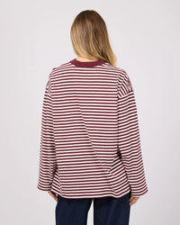 Paloma LS Stripe Tee - Port